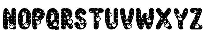 Bubble Charm Regular Font UPPERCASE