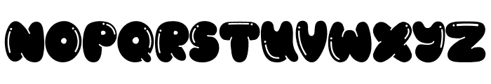 Bubble Chonky Solid Decorative Font UPPERCASE