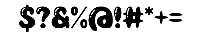 Bubble Chubby Font OTHER CHARS