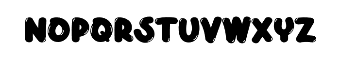 Bubble Disney Font UPPERCASE