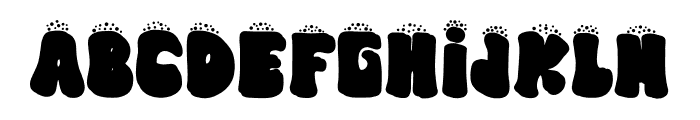 Bubble Gam 1 Font UPPERCASE