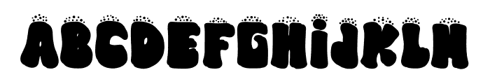 Bubble Gam 1 Font LOWERCASE