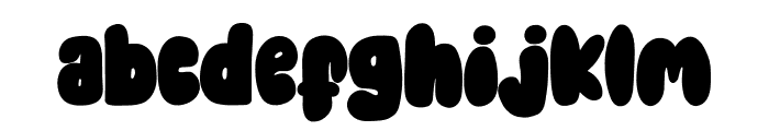 Bubble Gamol Font LOWERCASE