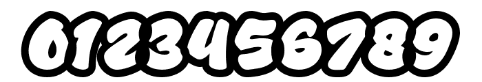 Bubble Graff Outline Font OTHER CHARS