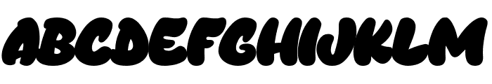 Bubble Graff Font UPPERCASE