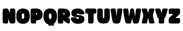 Bubble Gummy Regular Font UPPERCASE