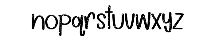 Bubble Habit Texture Font LOWERCASE
