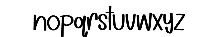 Bubble Habit Font LOWERCASE
