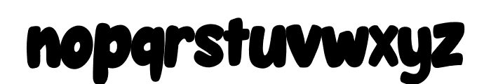 Bubble One Font LOWERCASE