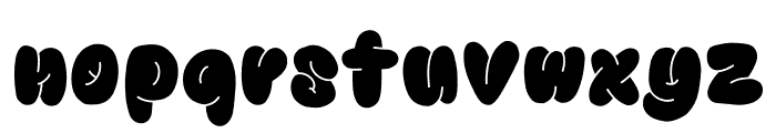 Bubble Play Font LOWERCASE