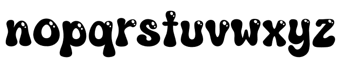 Bubble Retro Font LOWERCASE