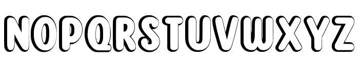 Bubble Shine Regular Font UPPERCASE