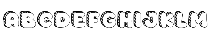 Bubble Sketch Regular Font UPPERCASE