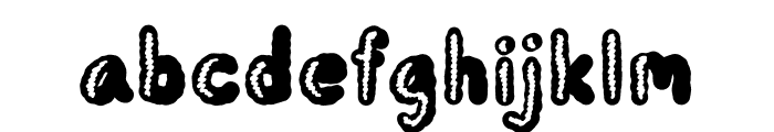 Bubble Sugar Font LOWERCASE