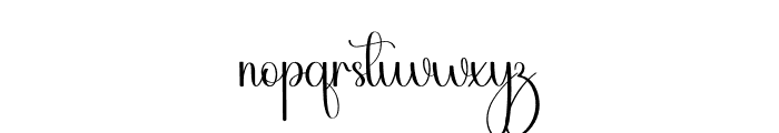 Bubble Sunday Font LOWERCASE
