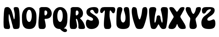 Bubble Thick Font UPPERCASE