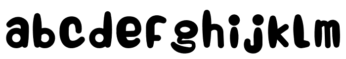 Bubble Trick Font LOWERCASE