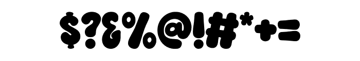 Bubble Vibes Regular Font OTHER CHARS