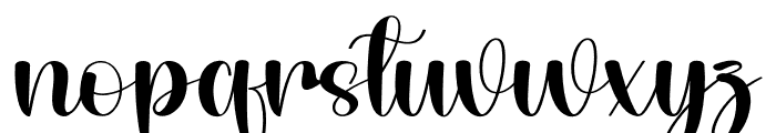 Bubble Yesterday Font LOWERCASE