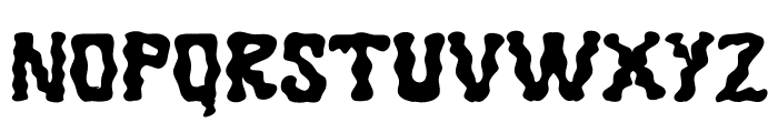 Bubble Zombie Font LOWERCASE