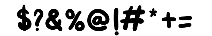 BubbleCat-Regular Font OTHER CHARS