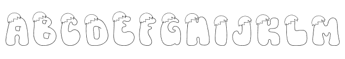 BubbleFantasy Font LOWERCASE