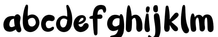 BubbleFlow-Regular Font LOWERCASE