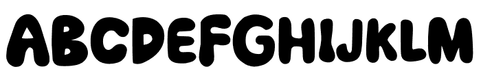 BubbleFun Font LOWERCASE