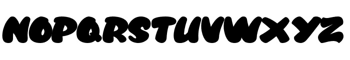 BubbleGraffRegular Font LOWERCASE