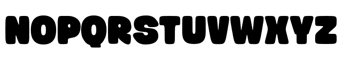 BubbleGummy-Regular Font UPPERCASE