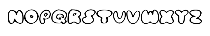 BubbleRas Font UPPERCASE
