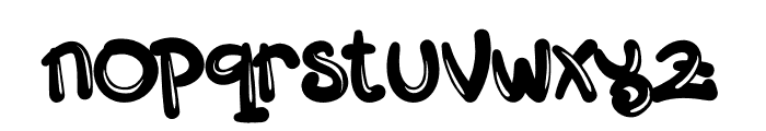 BubbleSky Font LOWERCASE