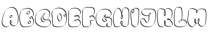 BubbleSugar Font UPPERCASE