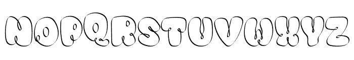 BubbleSugar Font UPPERCASE