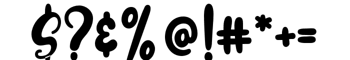 BubbleTime-Regular Font OTHER CHARS