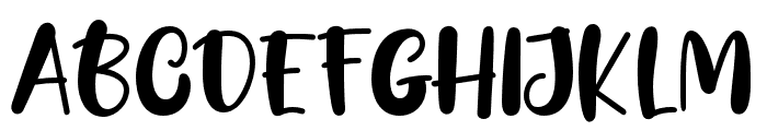 BubbleTime-Regular Font UPPERCASE