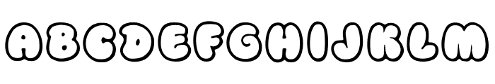 Bubble_Arcade Font UPPERCASE