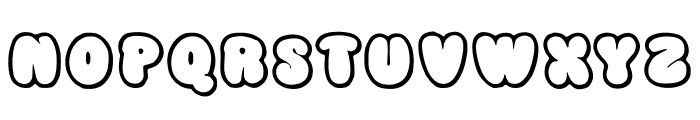 Bubble_Arcade Font UPPERCASE
