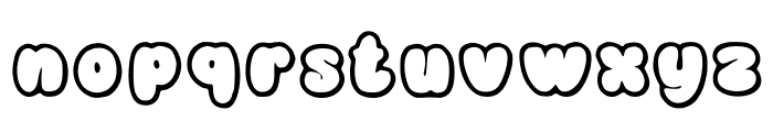 Bubble_Arcade Font LOWERCASE