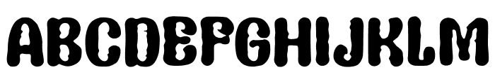 Bubble_Grunge Font UPPERCASE
