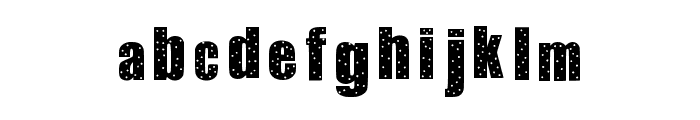 Bubble_dot Regular Font LOWERCASE