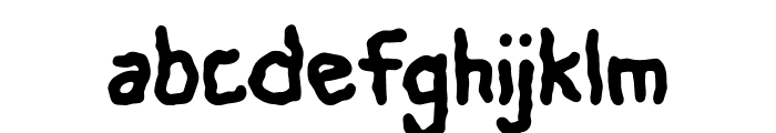Bubbledee Font LOWERCASE