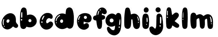 Bubblefloat Font LOWERCASE