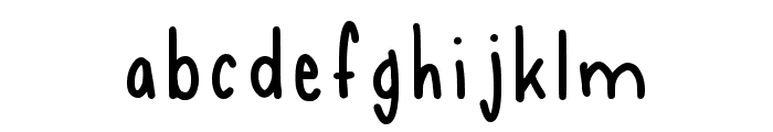 Bubblegum Mage Regular Font LOWERCASE