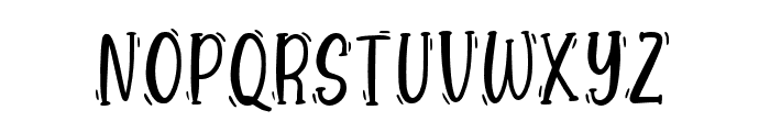 Bubblegum-Regular Font UPPERCASE