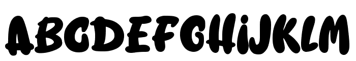 Bubblejuice Regular Font LOWERCASE