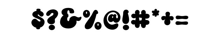 Bubbloom Font OTHER CHARS