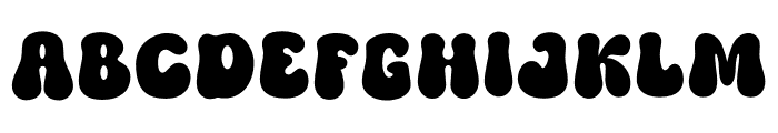 Bubbloom Font UPPERCASE