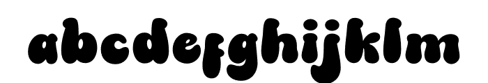 Bubbloom Font LOWERCASE