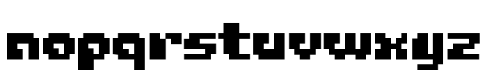 Bubbly Bit Font LOWERCASE